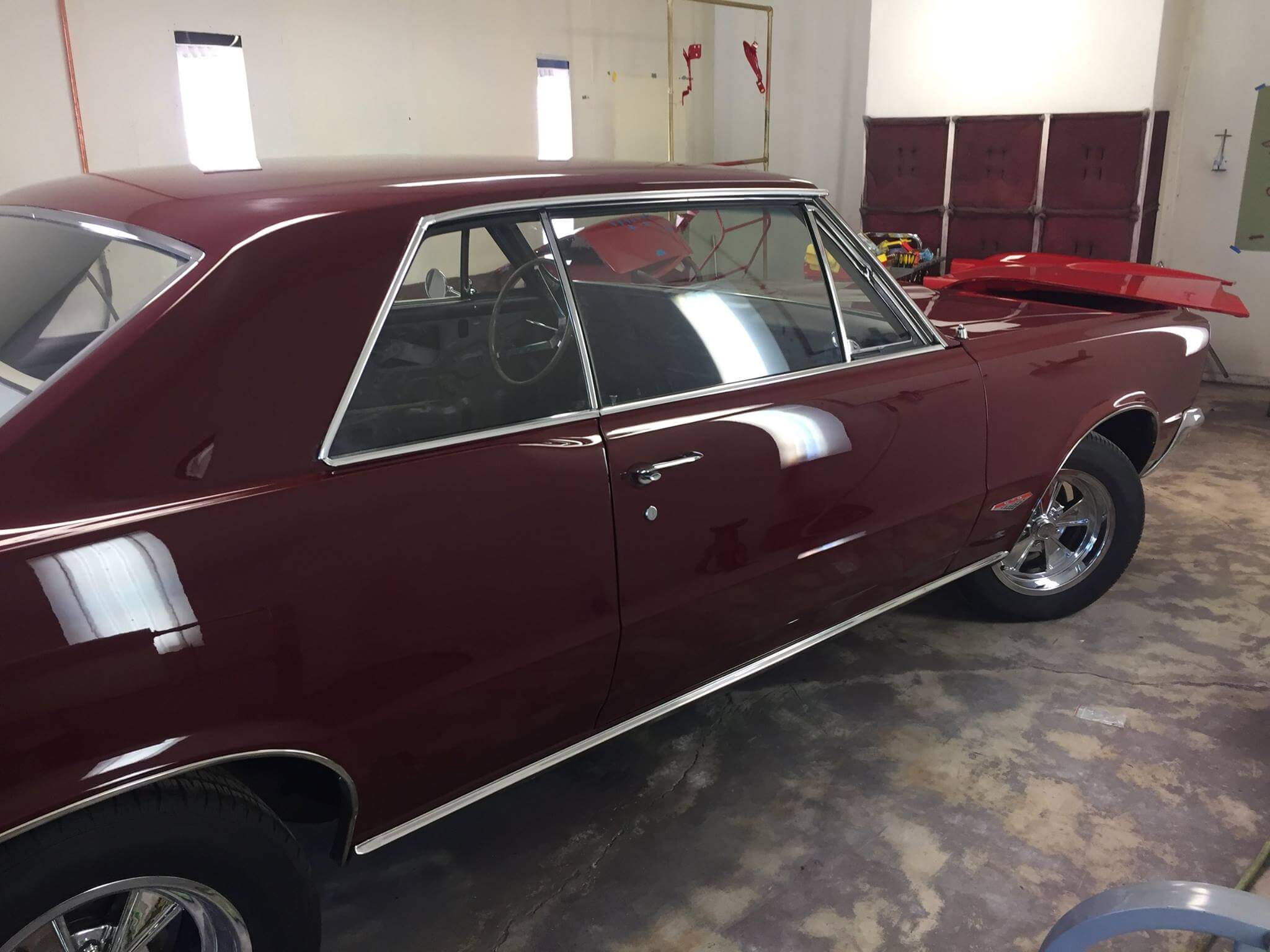 Tamco Paint GM Misty Burgundy in 1965 Pontiac GTO