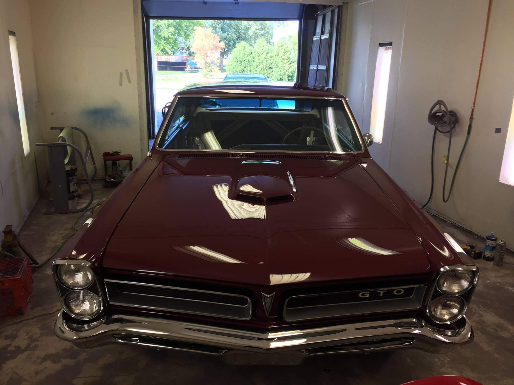 Tamco Paint GM Misty Burgundy in 1965 Pontiac GTO