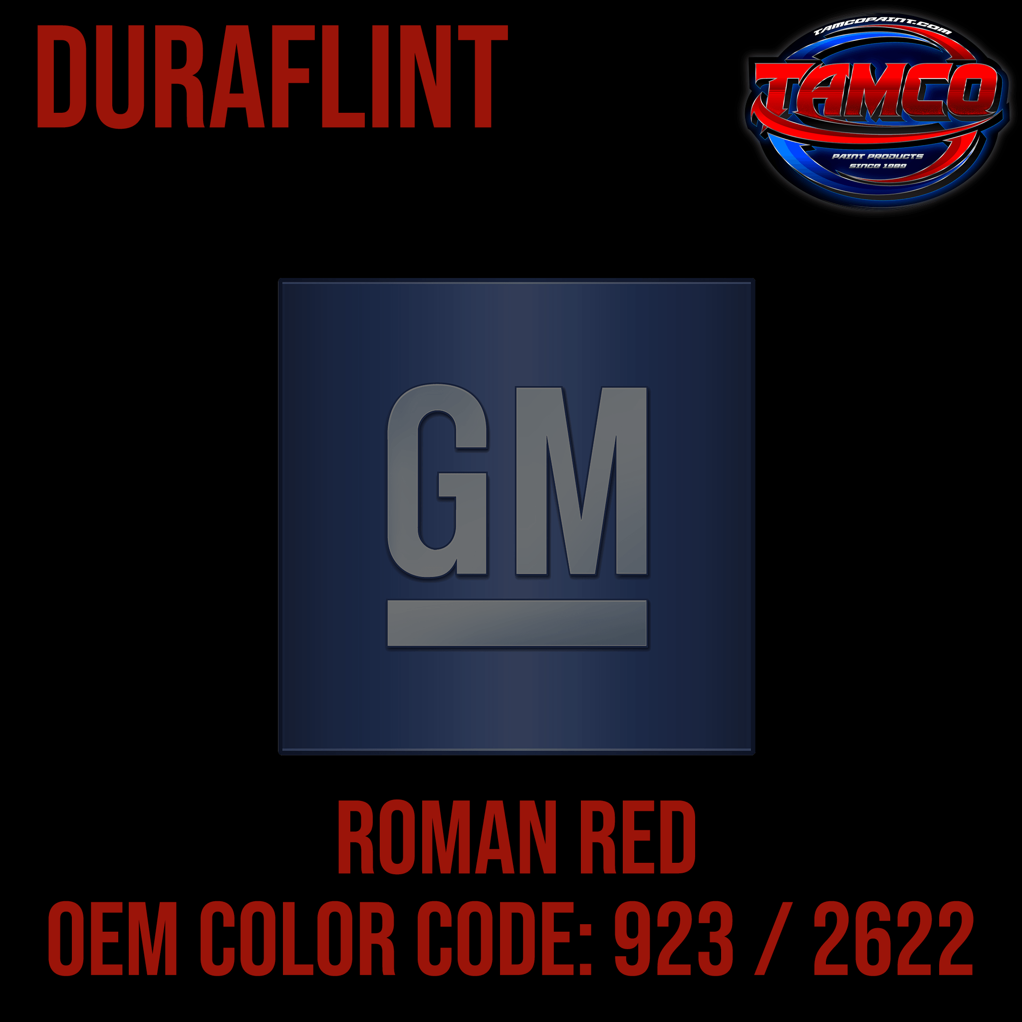 Tamco Paint GM Roman Red Duraflnt