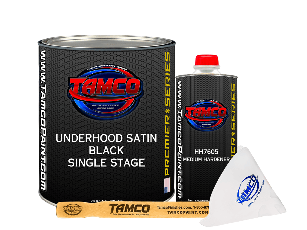Tamco Paint Underhood Satin Black Single Stage Kit