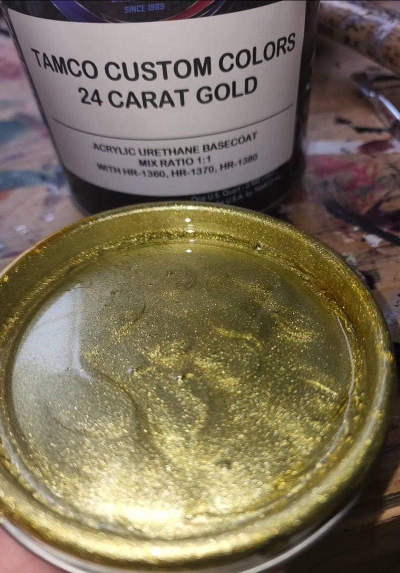 24 Carat Gold Metallic