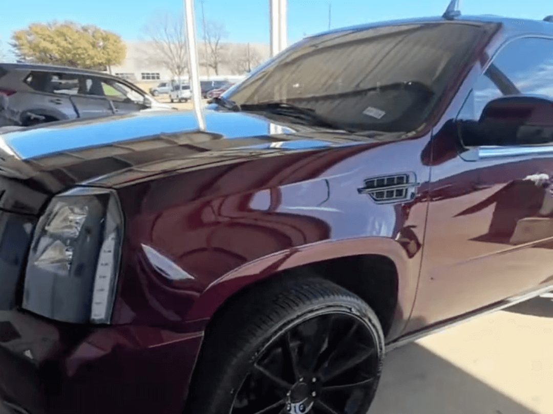 Tamco Paint Grapeness 2K Candy on Cadillac Escalade