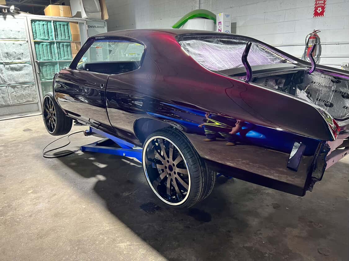 Tamco Paint Grapeness Candy Concentrate in 1972 Chevrolet Chevelle