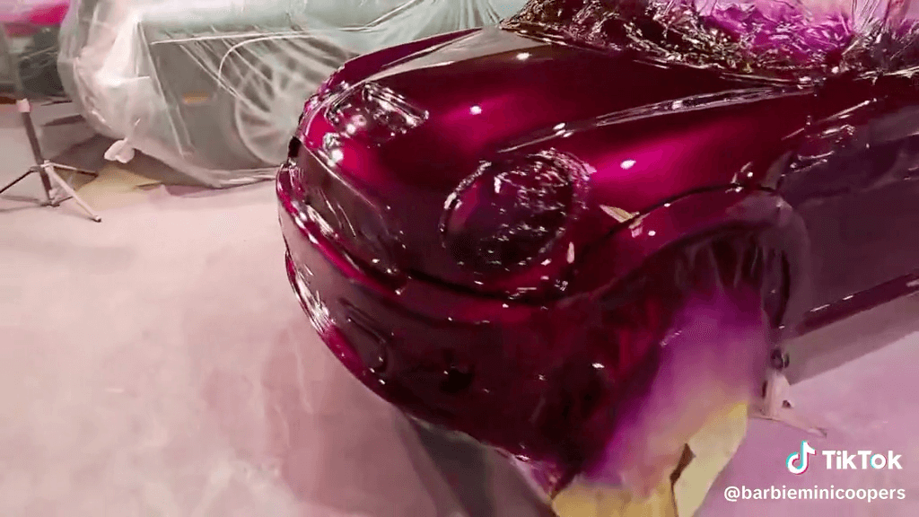 Tamco Paint Grapeness Candy Concentrate on Mini Cooper