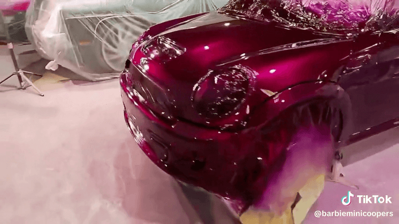 Tamco Paint Grapeness Candy Concentrate on Mini Cooper