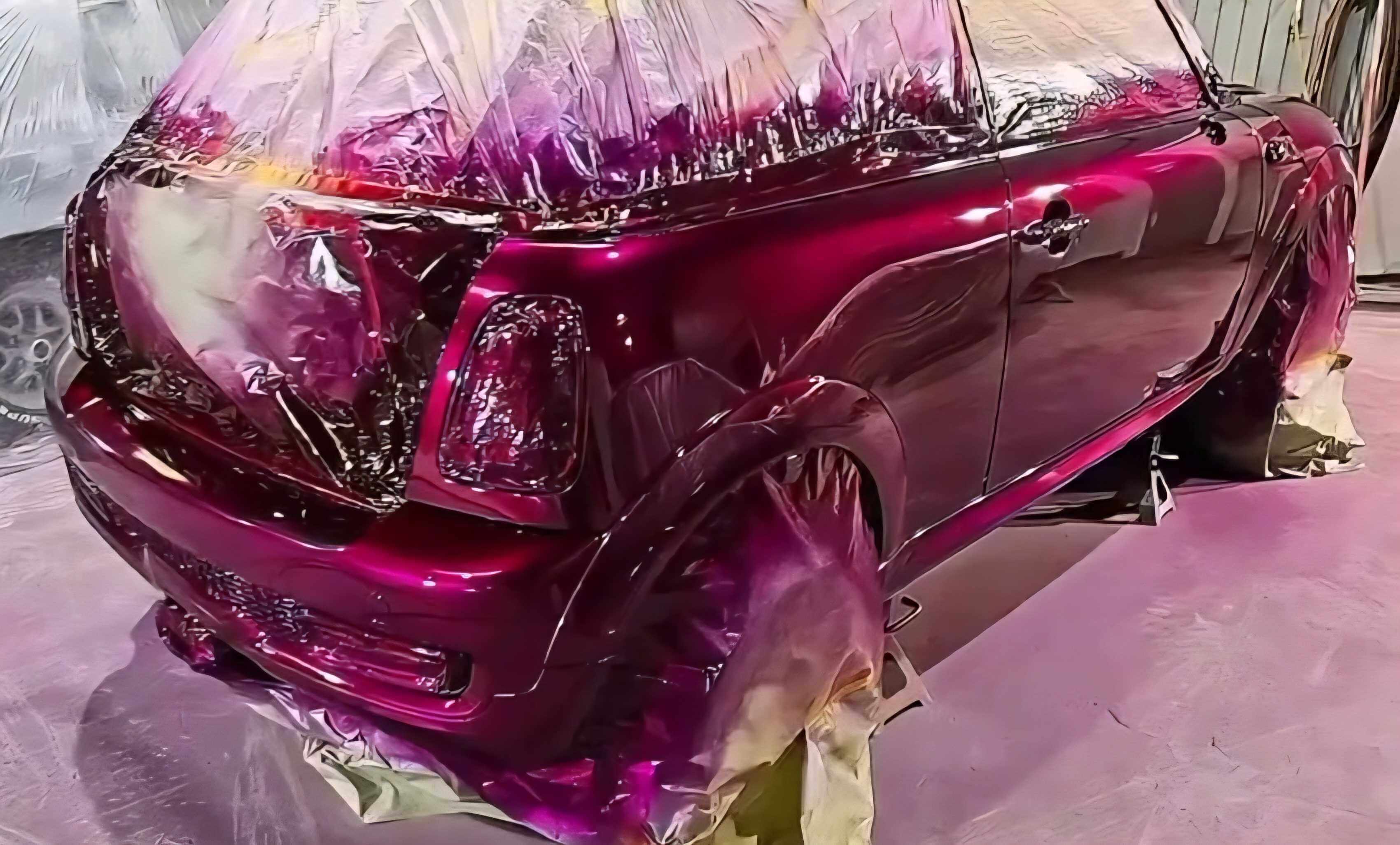 Tamco Paint Grapeness Candy Concentrate on Mini Cooper