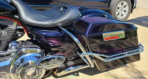 Tamco Paint Grapeness and Black Metal Candy Concentrate in Harley-Davidson
