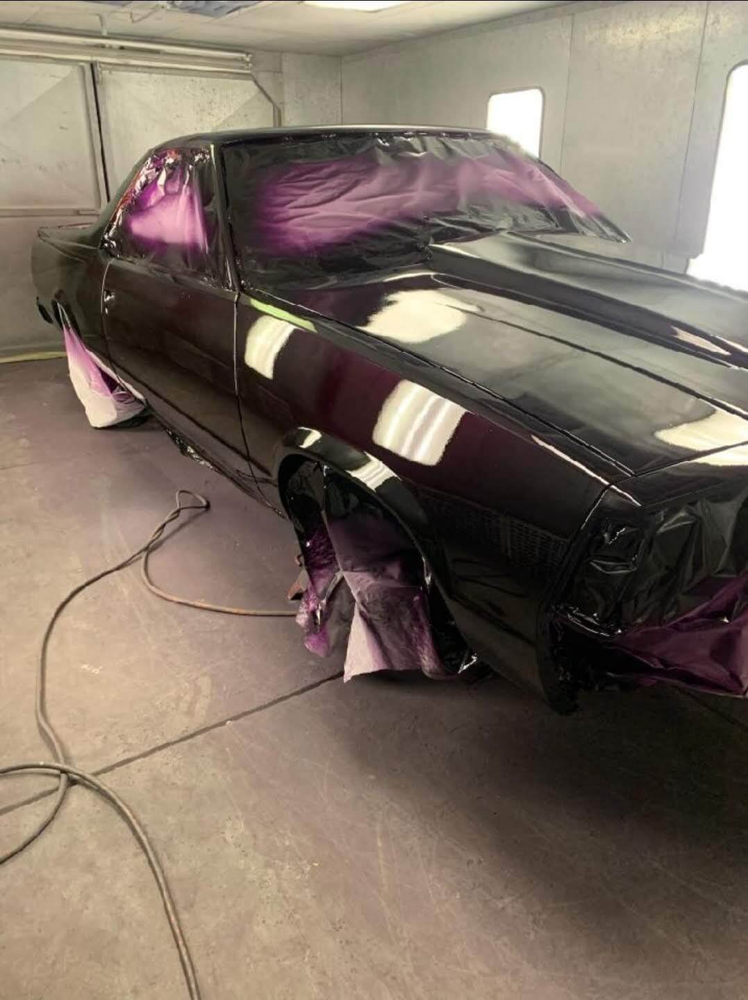 Tamco Paint Grapeness 2K Candy on 1980 Chevy El Camino