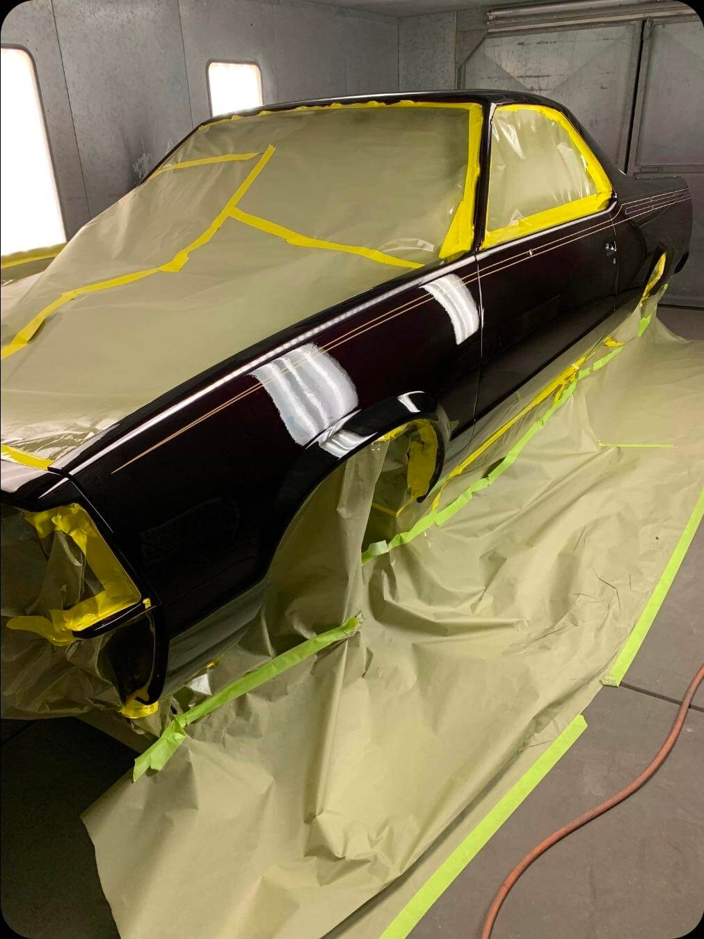 Tamco Paint Grapeness 2K Candy on 1980 Chevy El Camino