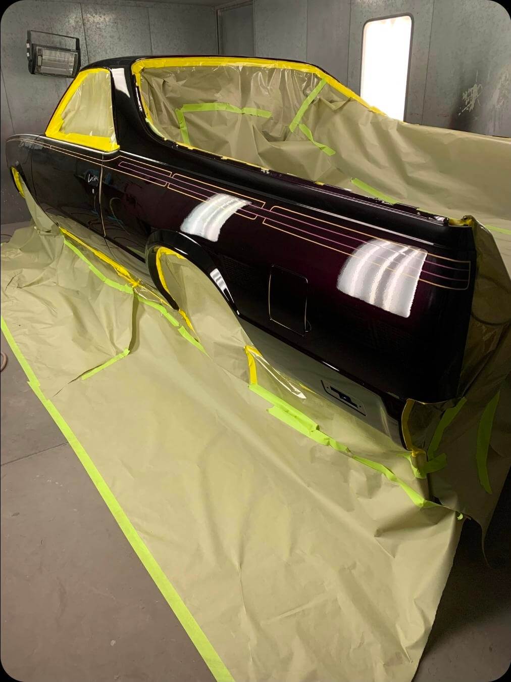 Tamco Paint Grapeness 2K Candy on 1980 Chevy El Camino