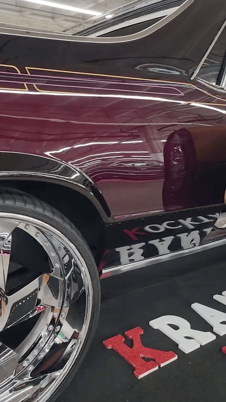 Tamco Paint Grapeness 2K Candy on 1980 Chevy El Camino