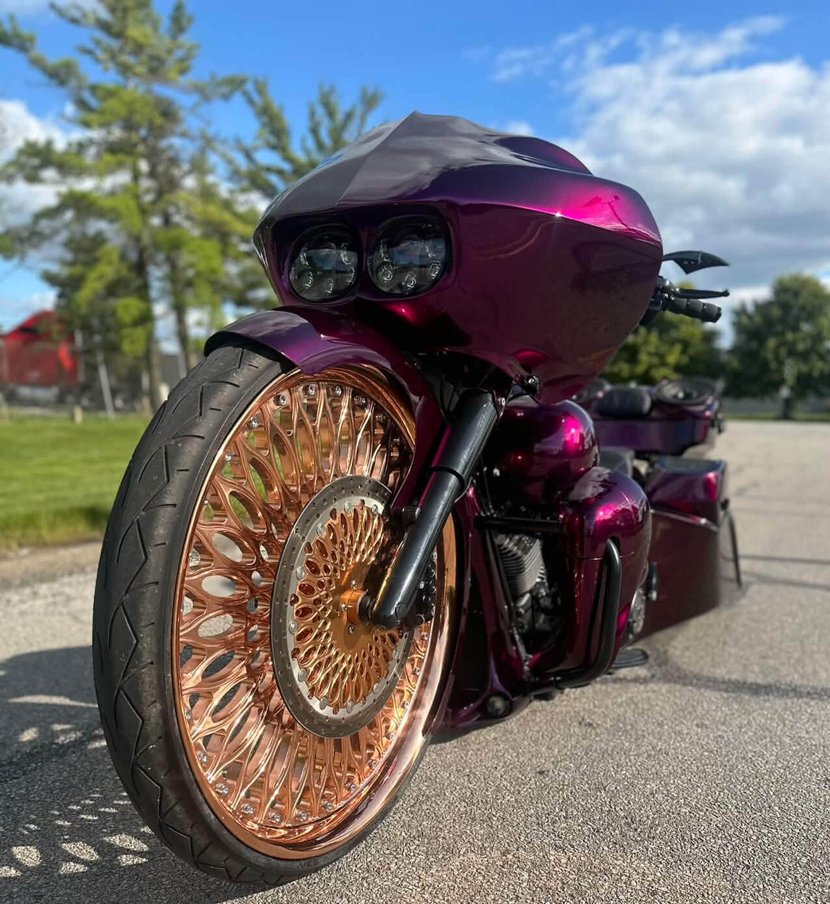 Tamco Paint Grapeness 2K Candy in Harley-Davidson Road Glide