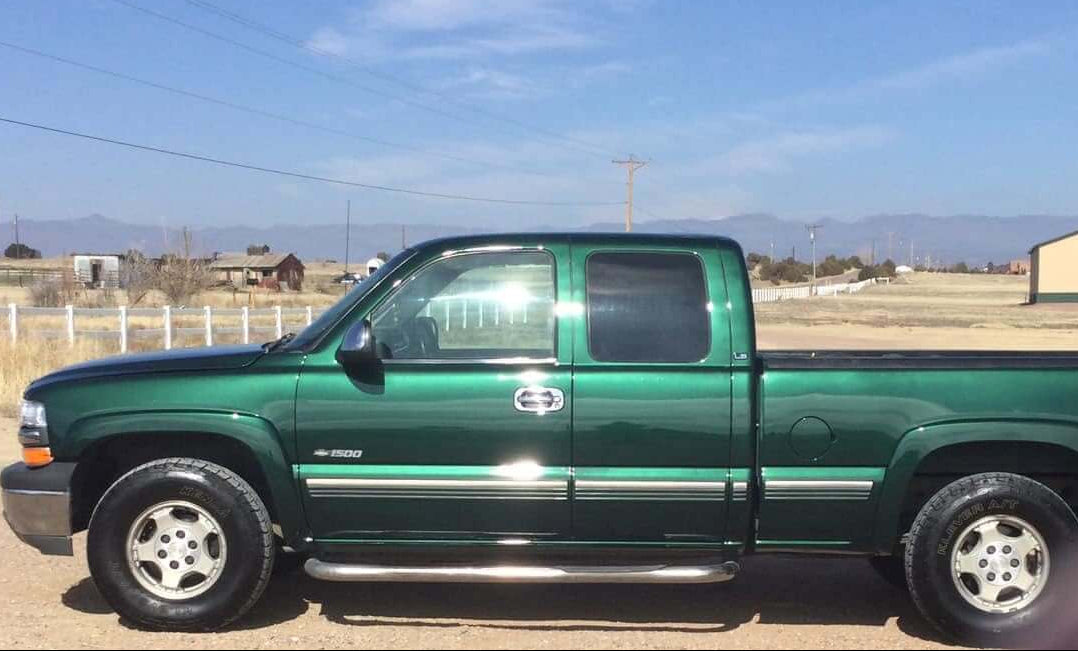 Tamco Paint GM Medium Green Pearl on Chevrolet Silverado