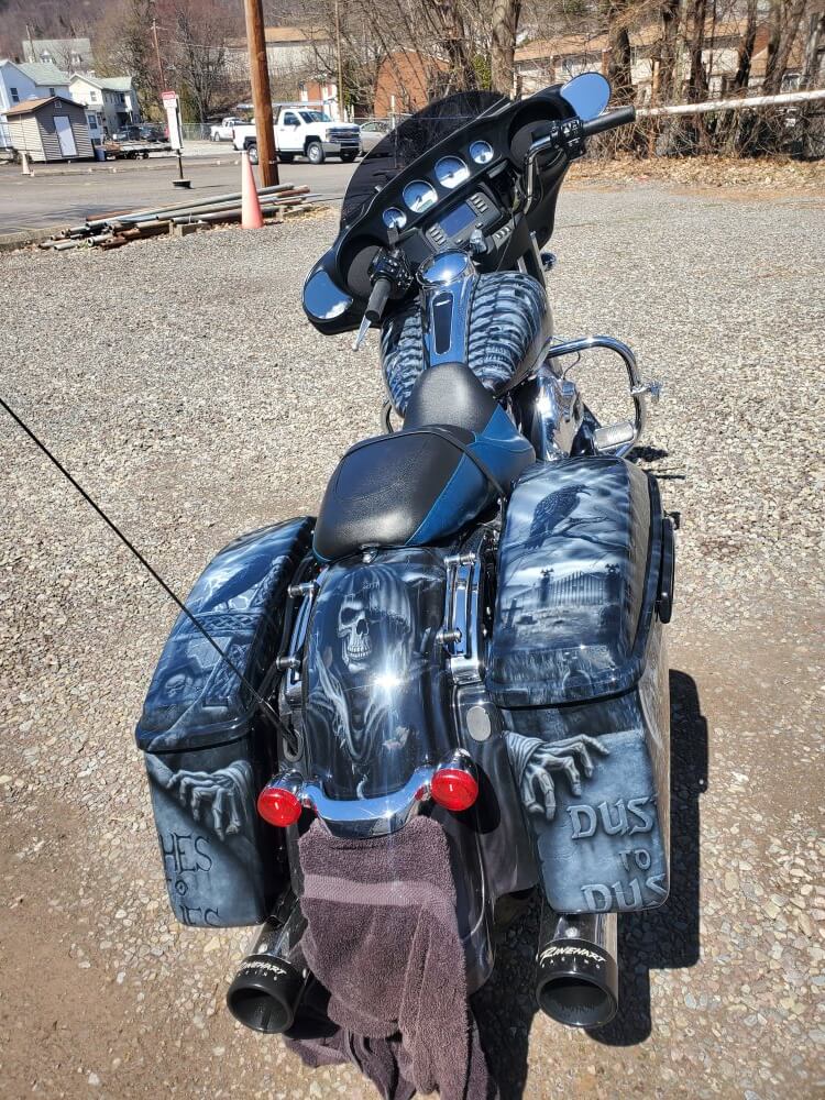 Gunmetal Motorcycle