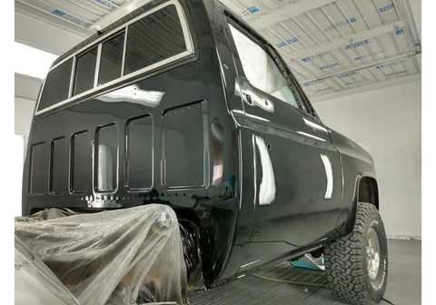 Tamco Paint HB9900 Jet Black Basecoat in 1986 Chevrolet Silverado