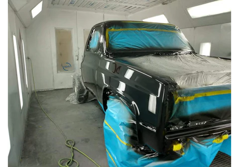 Tamco Paint HB9900 Jet Black Basecoat in 1986 Chevrolet Silverado