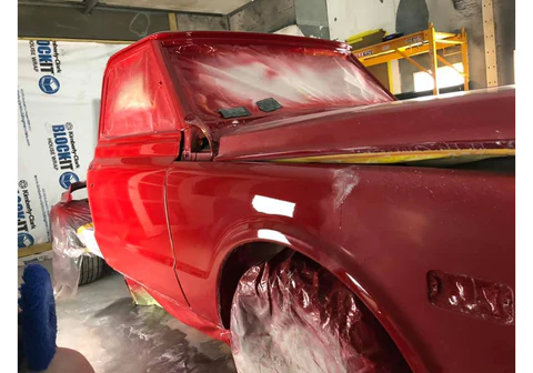 Tamco Paint HB9902 Bright Red Basecoat in 1969 Chevy C-10V