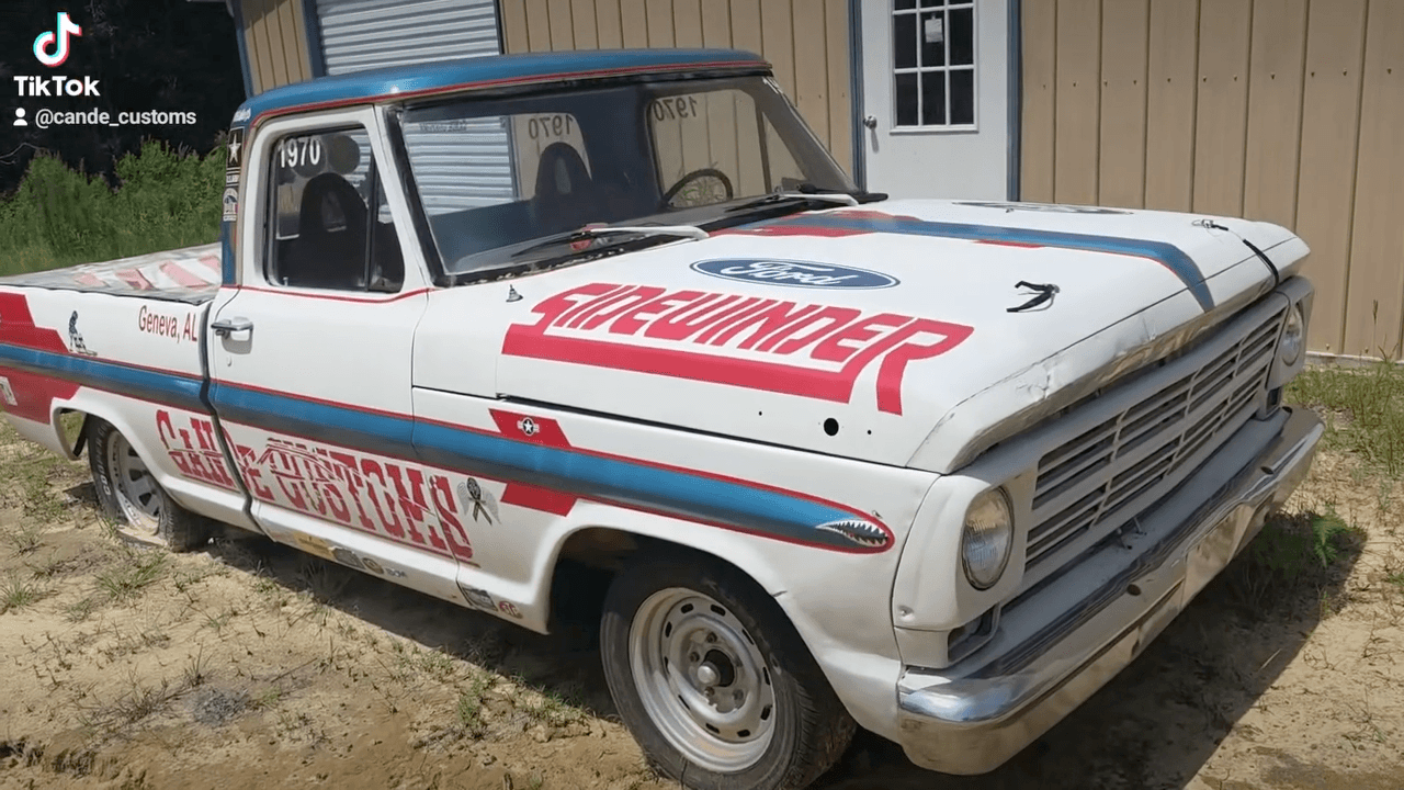 Tamco Paint HB9902 Bright Red Basecoat on 1970 Ford F100