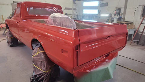 Tamco Paint HB9902 Bright Red Basecoat in 1968 Chevrolet C10