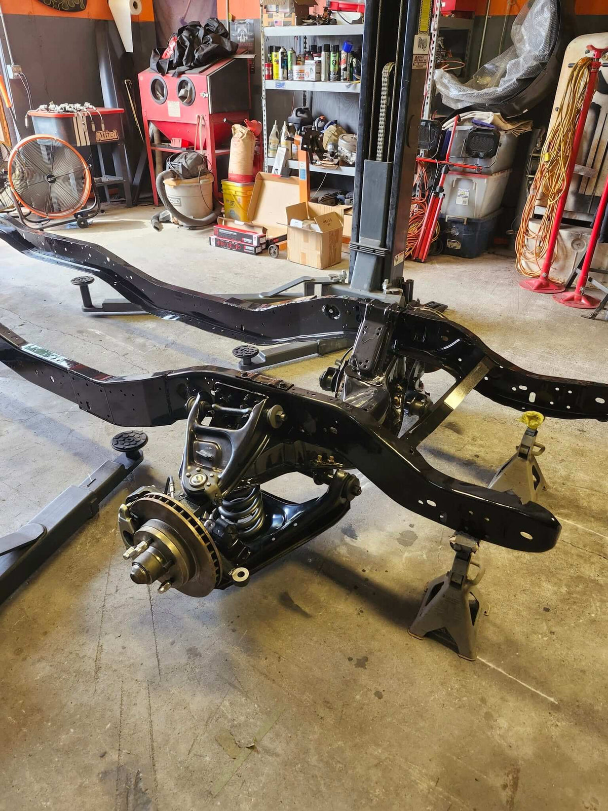 Tamco Paint HB Chassis Black Single Stage on Squarebody Chassis