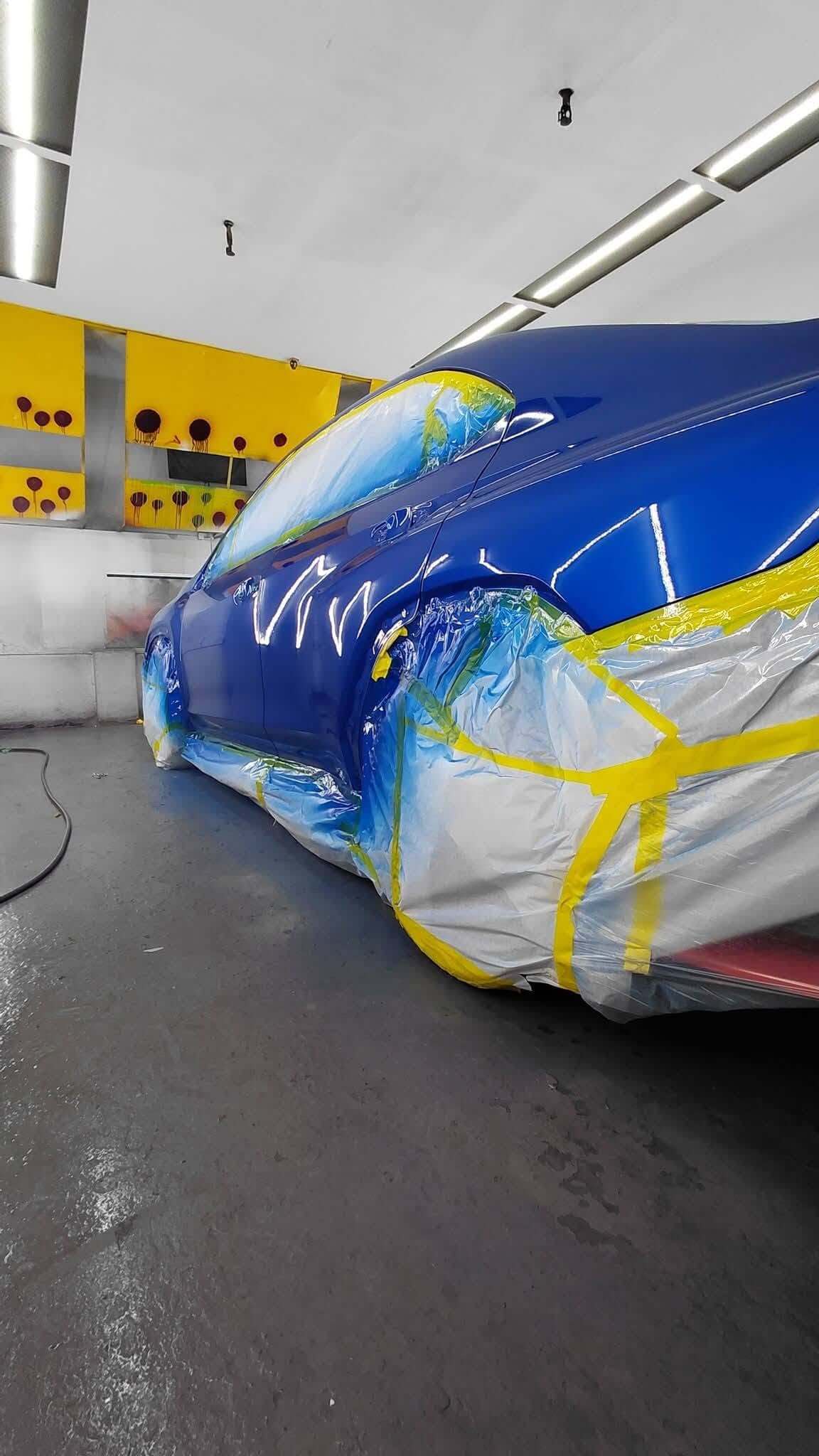 Tamco Paint HC2021 High Solid Clearcoat on Subaru WRX