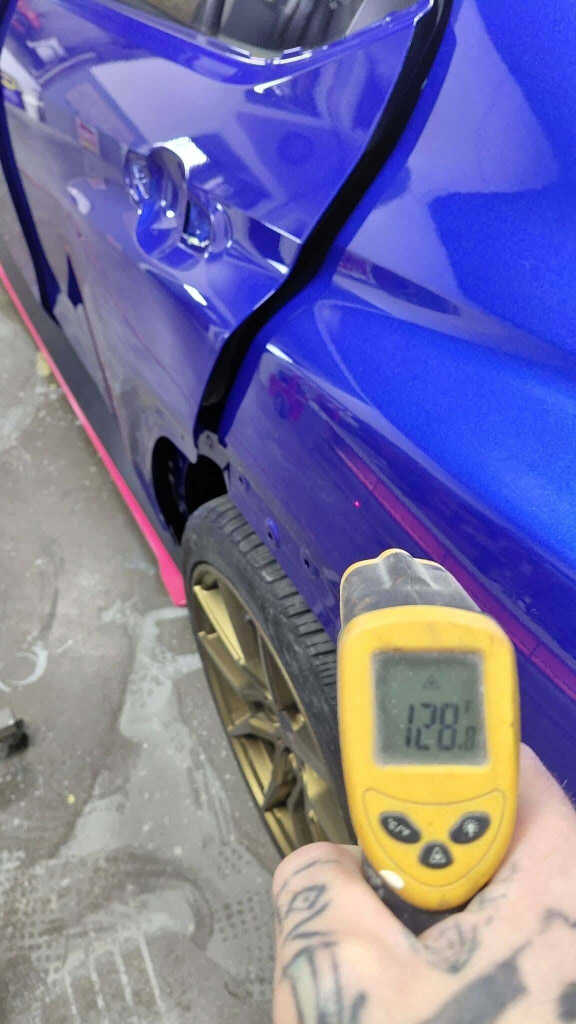 Tamco Paint HC2021 High Solid Clearcoat on Subaru WRX