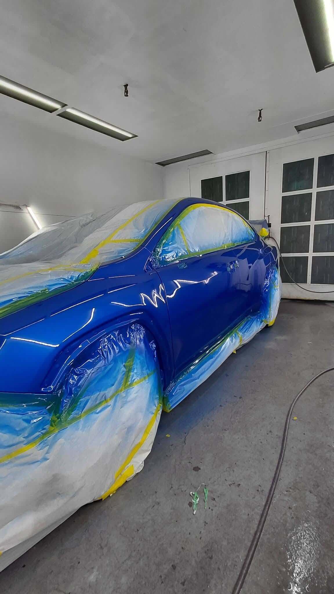Tamco Paint HC2021 High Solid Clearcoat on Subaru WRX