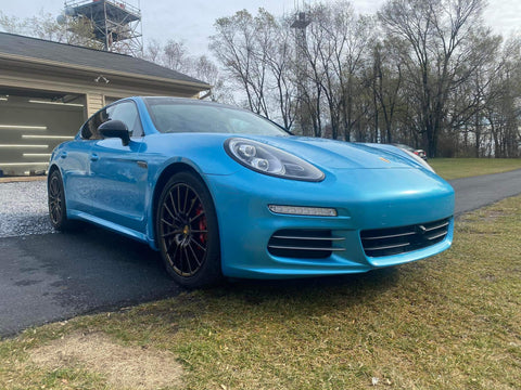 Tamco Paint HC2104 High Solids Clearcoat on Porsche Panamera