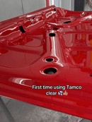 Tamco Paint HC4100 Glamour Clearcoat Kit on Car Hood