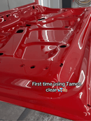 Tamco Paint HC4100 Glamour Clearcoat Kit on Car Hood