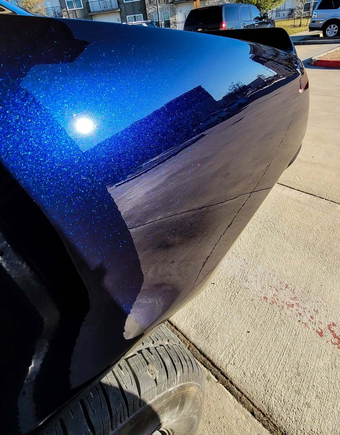 Tamco Paint HC4105 Extra Slow Glamour Clearcoat on Car Parts