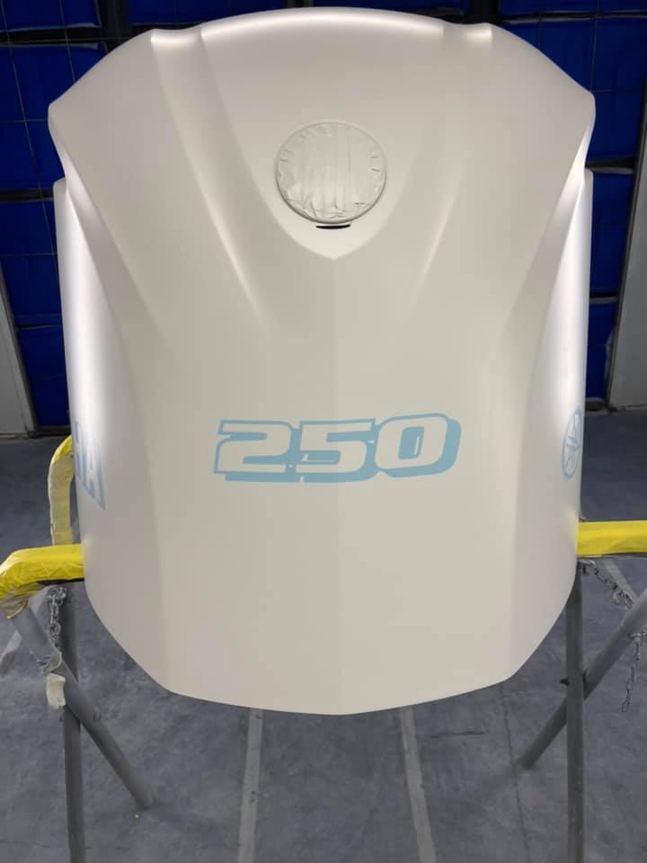 Tamco Paint HC7677 Hi-Impact Clearcoat on Yamaha F250