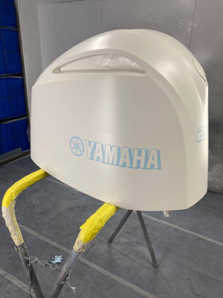 Tamco Paint HC7677 Hi-Impact Clearcoat on Yamaha F250