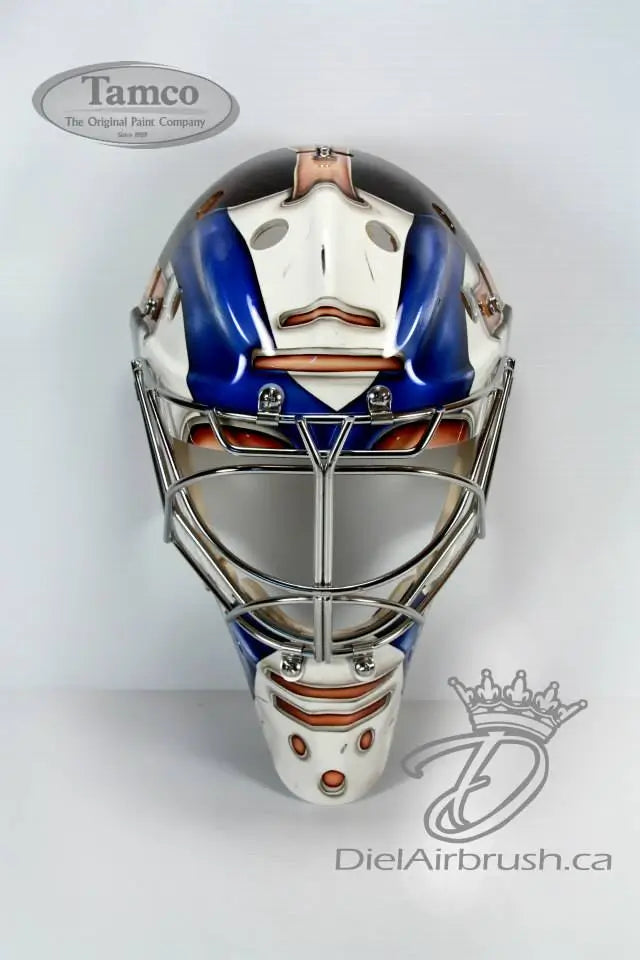 Tamco Paint HC7677 Hi-Impact Clearcoat Kit on Goalie Mask