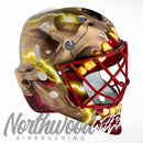 Tamco Paint HC9500 HI-Speed Impact 30 Min Clearcoat Kit in Customized Hockey Mask