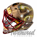 Tamco Paint HC9500 HI-Speed Impact 30 Min Clearcoat Kit in Customized Hockey Mask