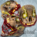 Tamco Paint HC9500 HI-Speed Impact 30 Min Clearcoat Kit in Customized Hockey Mask