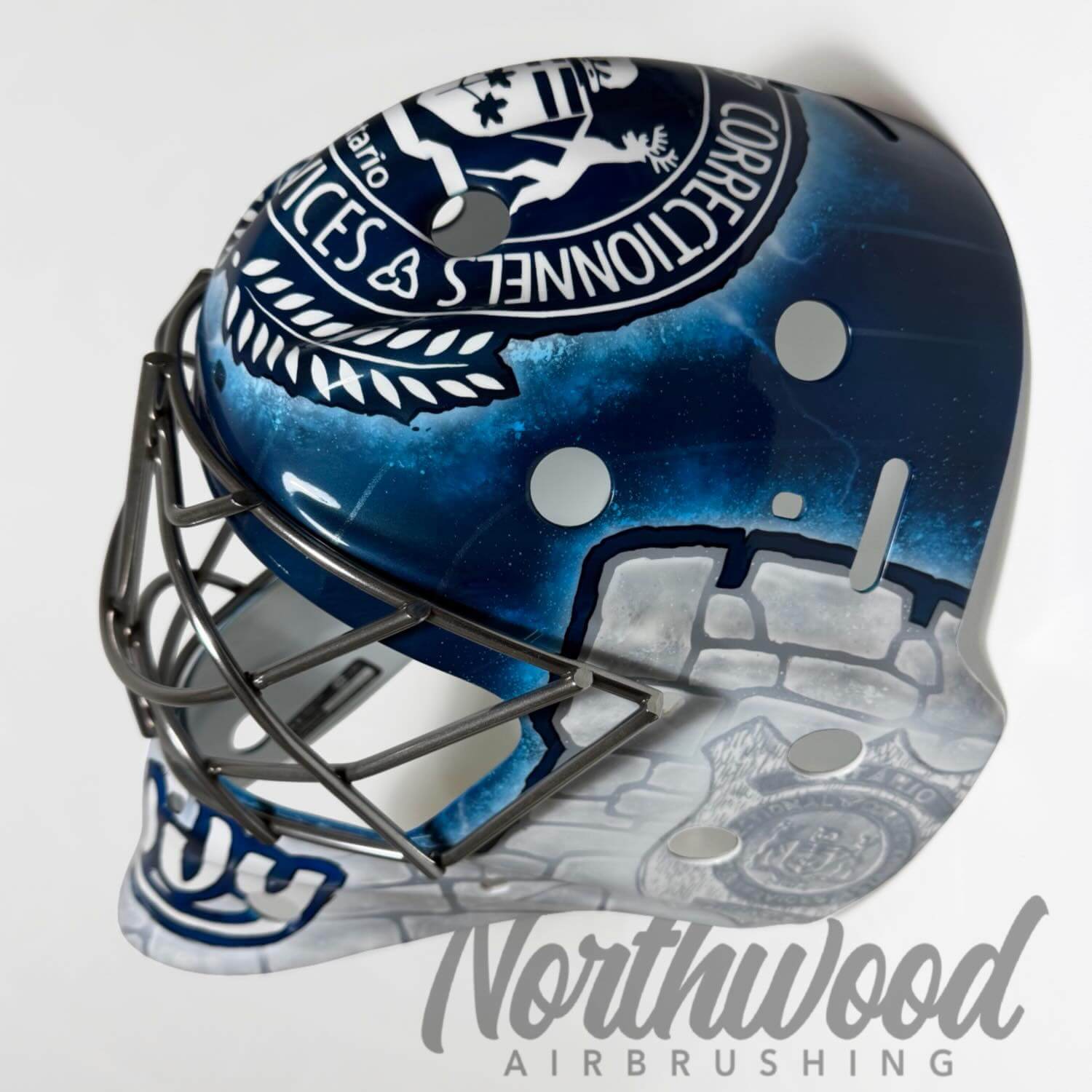 Tamco Paint HC9500 Hi-Speed Impact 30 Min Clearcoat on Hockey Mask