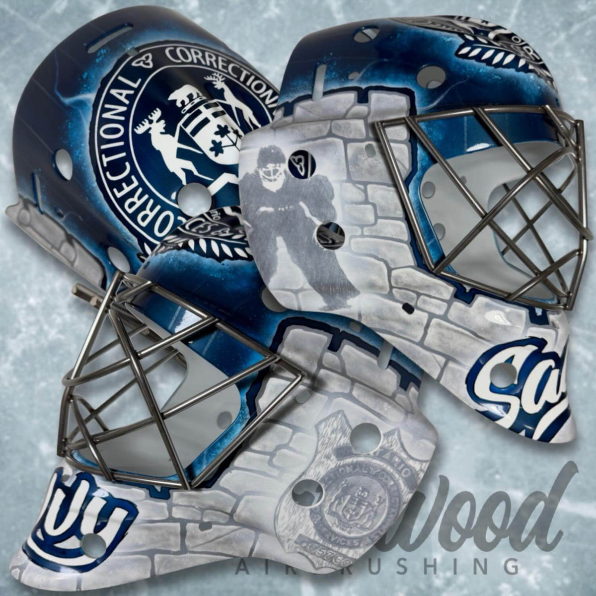 Tamco Paint HC9500 Hi-Speed Impact 30 Min Clearcoat on Hockey Mask