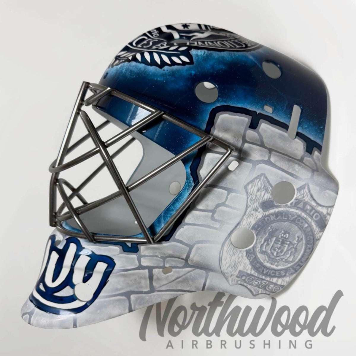 Tamco Paint HC9500 Hi-Speed Impact 30 Min Clearcoat on Hockey Mask