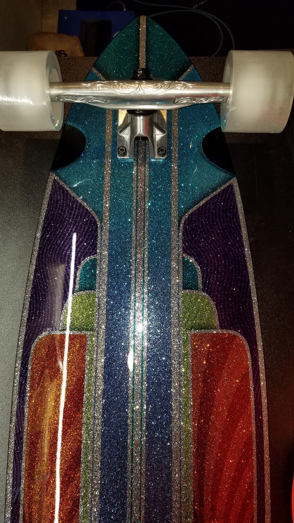 Tamco Paint HC9500 Hi-Speed Impact 30 Min Clearcoat on Skateboard