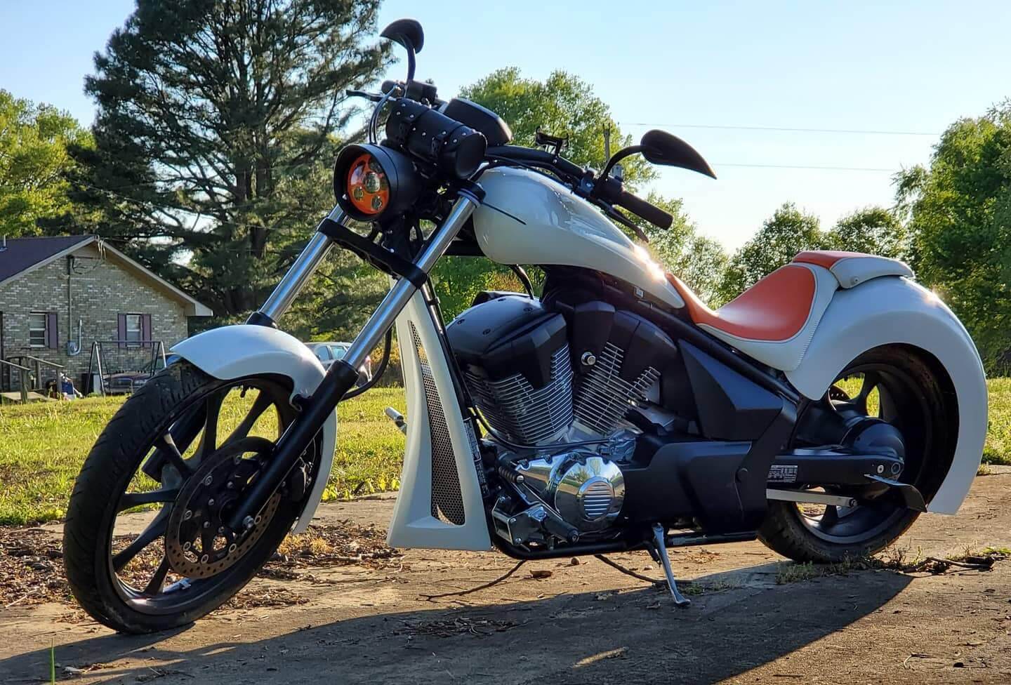 Tamco Paint HC9500 Hi-Speed Impact 30 Min Clearcoat on Honda Fury