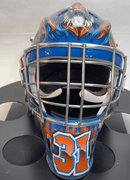 Tamco Paint HC9500 Hi-Speed Impact 30 Min Clearcoat Kit on Hockey Goalie Mask