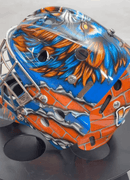 Tamco Paint HC9500 Hi-Speed Impact 30 Min Clearcoat Kit on Hockey Goalie Mask