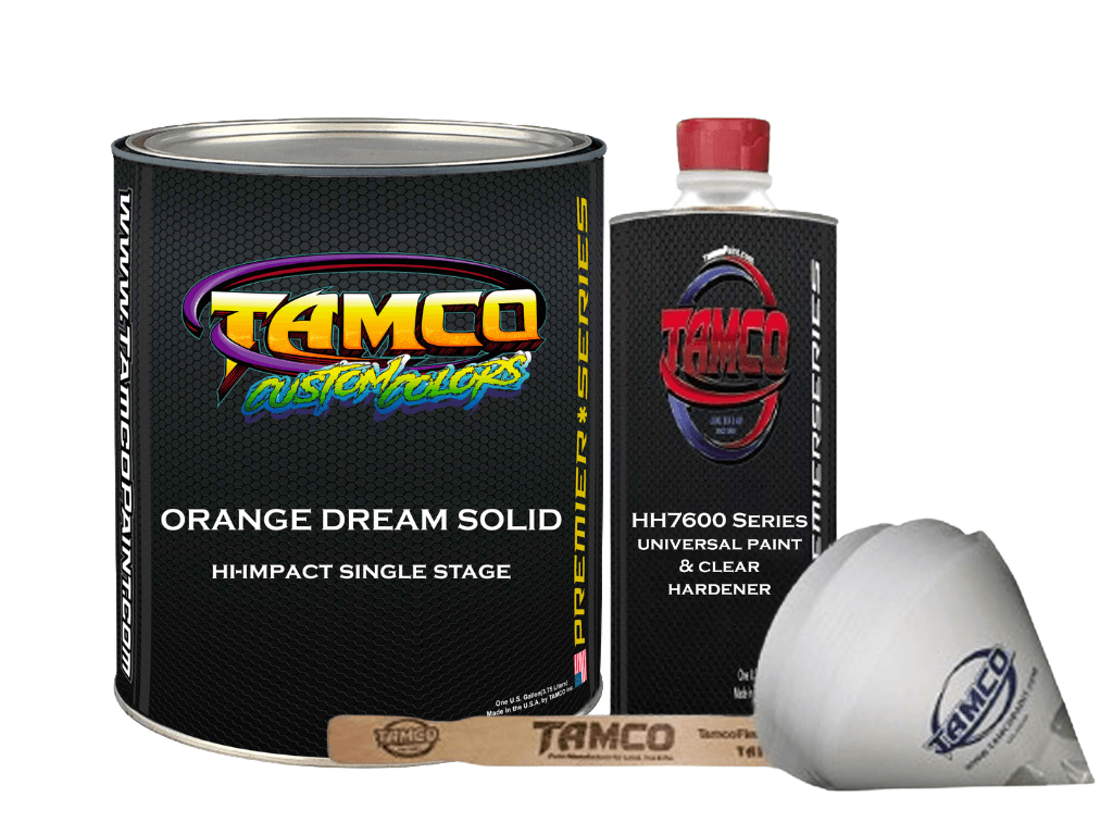 Tamco Paint Custom Color Orange Dream Solid High Impact Single Stage Gallon
