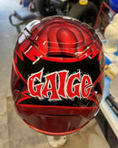 HI-Speed Impact 30 Min Clearcoat Motorcycle Helmet