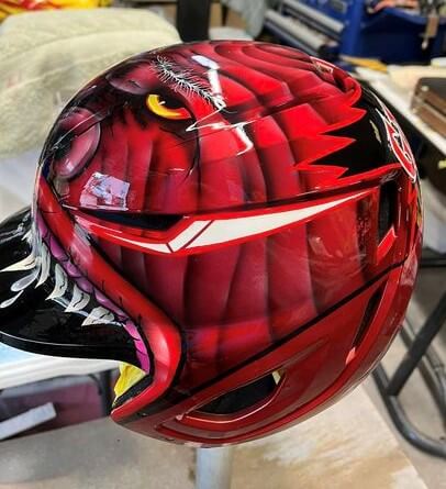 HI-Speed Impact 30 Min Clearcoat Motorcycle Helmet