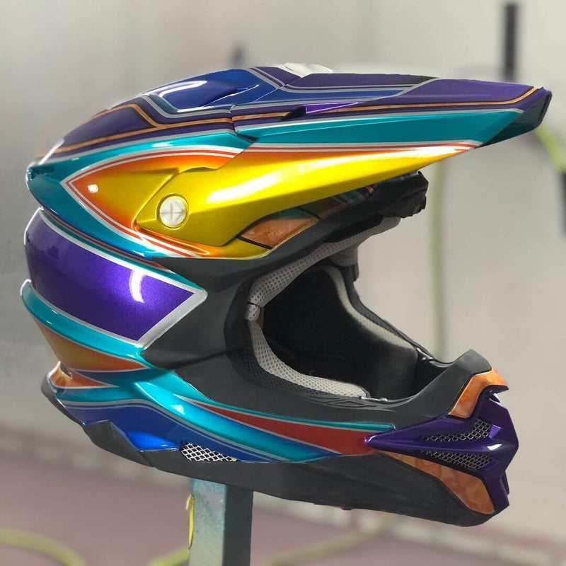 HI-Speed Impact 30 Min Clearcoat Motorcycle Helmet