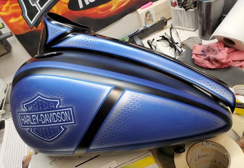 HI-Speed Impact 30 Min Clearcoat Motorcycle Tank