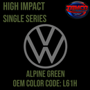 Tamco Paint Volkswagen Alpine Green Code L61H OEM High Impact Series Single Stage